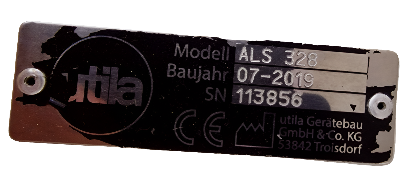 Utila ALS 328, Bj.07/2019, Tragestühl