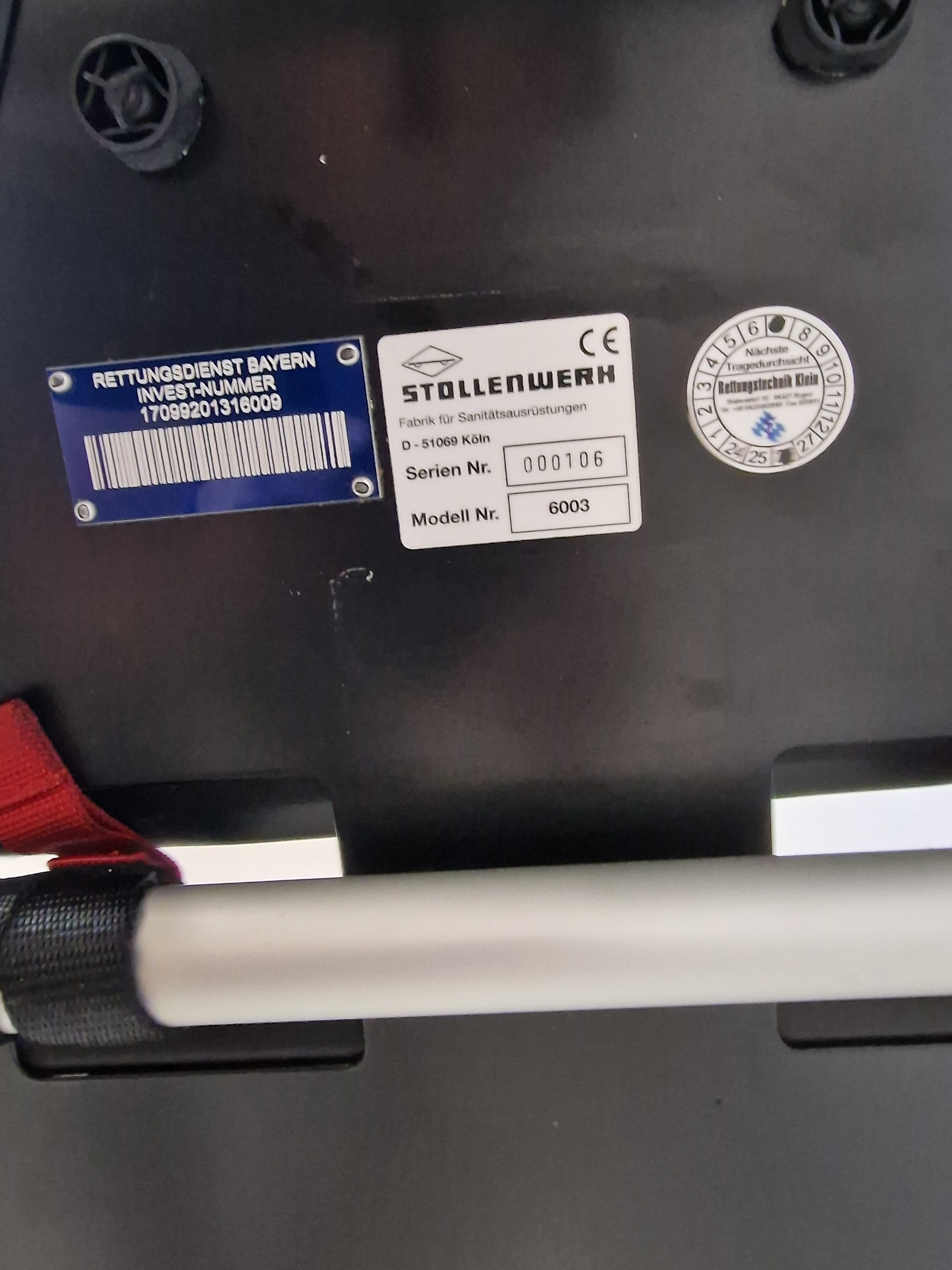 Tragestühl / Raupenstühl Stollenwerk 6003/ 6100