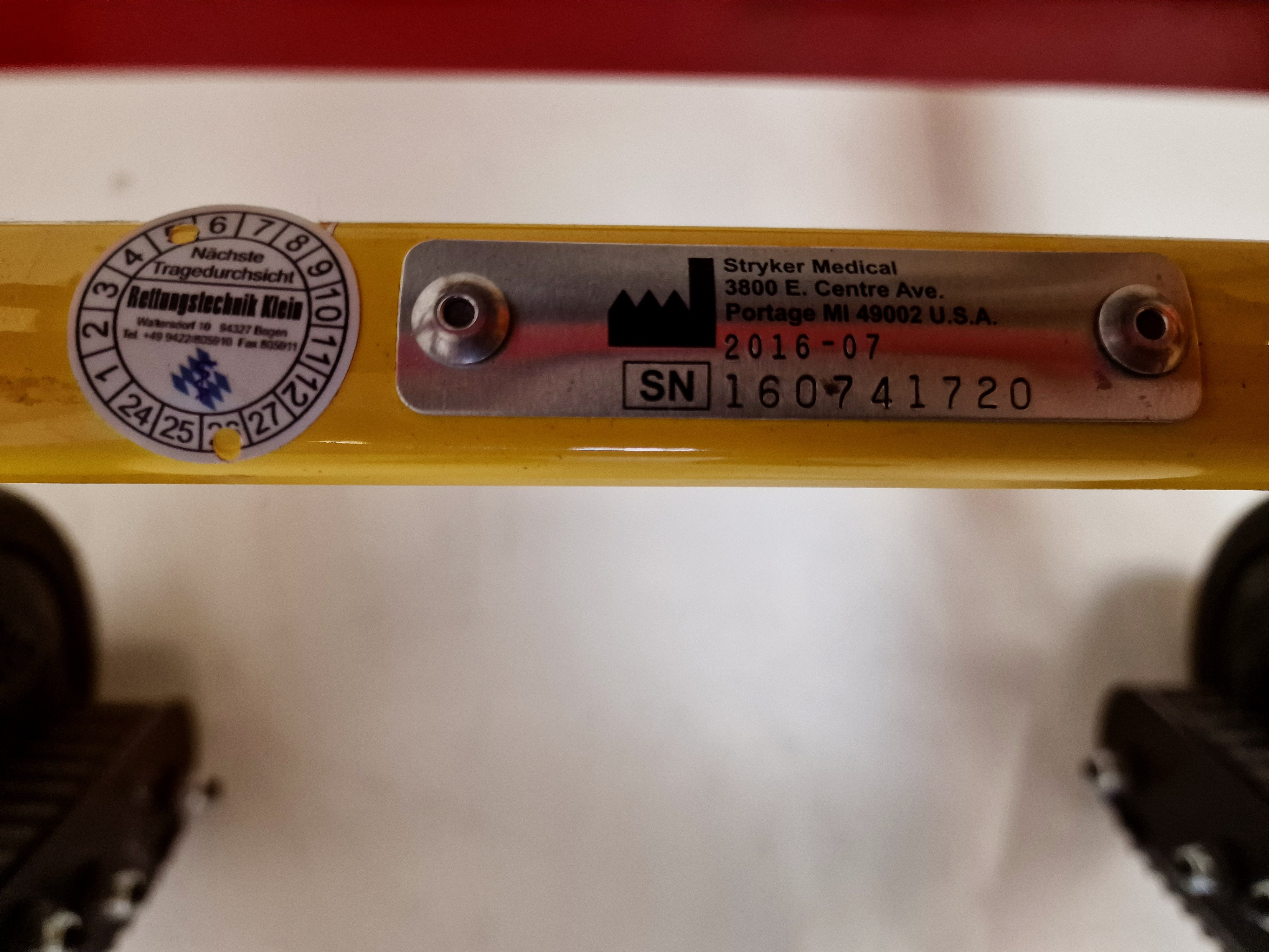 Stryker Stair Pro 6252, Raupenstühl, Evakuierungsstühl