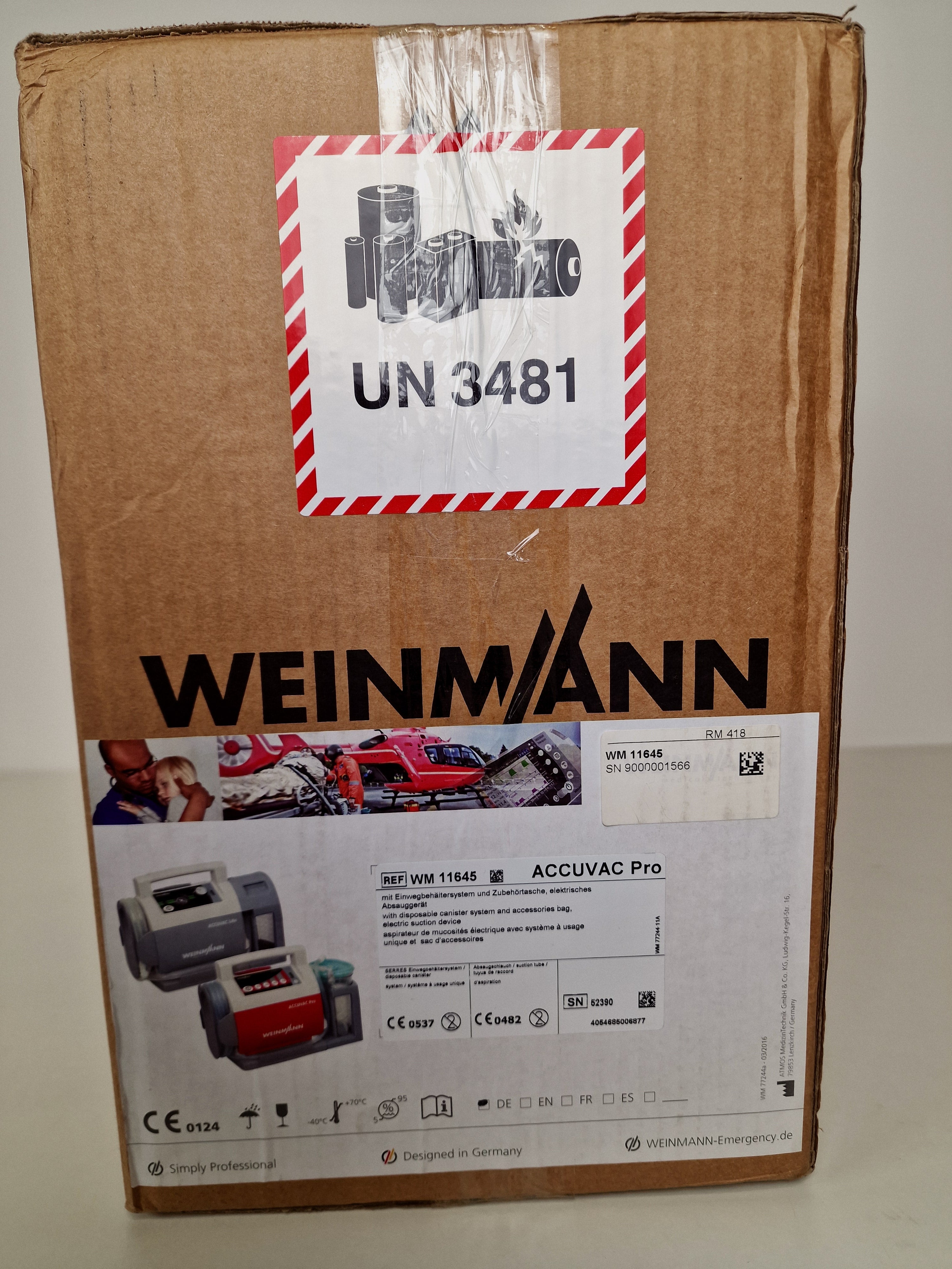 Weinmann Accuvac Pro- absaugpumpe