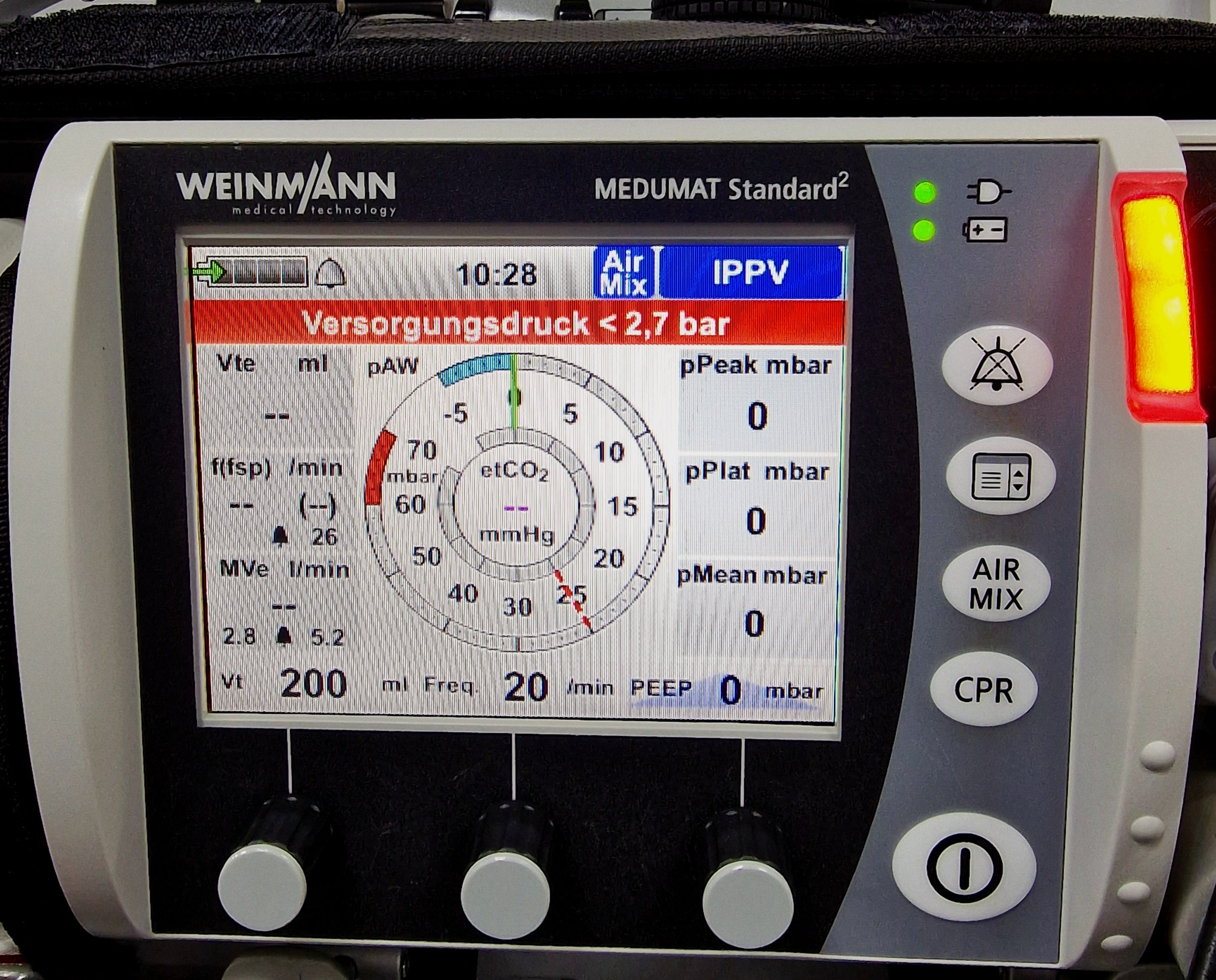 Weinmann Medumat Standard² -Beatmungsgerät (baujahr 2019)